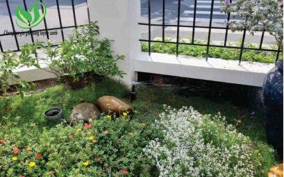 Thi công hệ thống tưới tự động tại khu biệt thự embassy garden